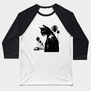 Cat driver Baseball T-Shirt